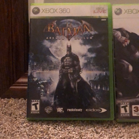 Set of 3 bat man Arkham night games Xbox - Picture 2 of 10